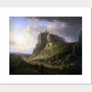 A View of Edinburgh Castle by Alexander Nasmyth Posters and Art